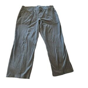 Lands End Sport Women’s Size XL Grey Sport straight leg Pants